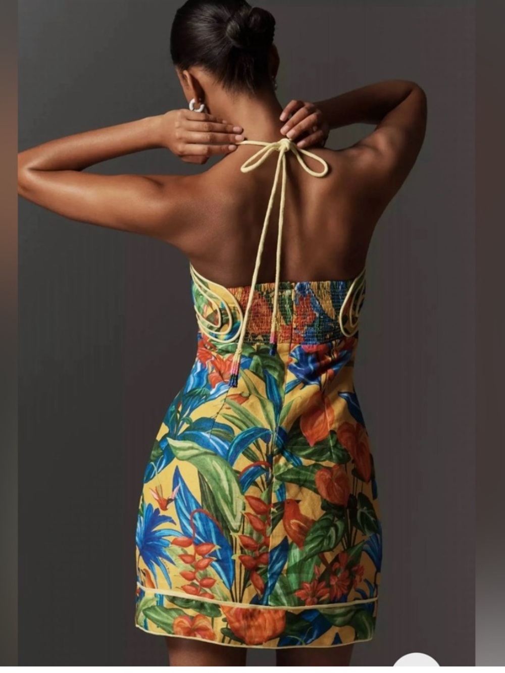 Farm Rio Bright Nature Mini Dress - Picture 3 of 15